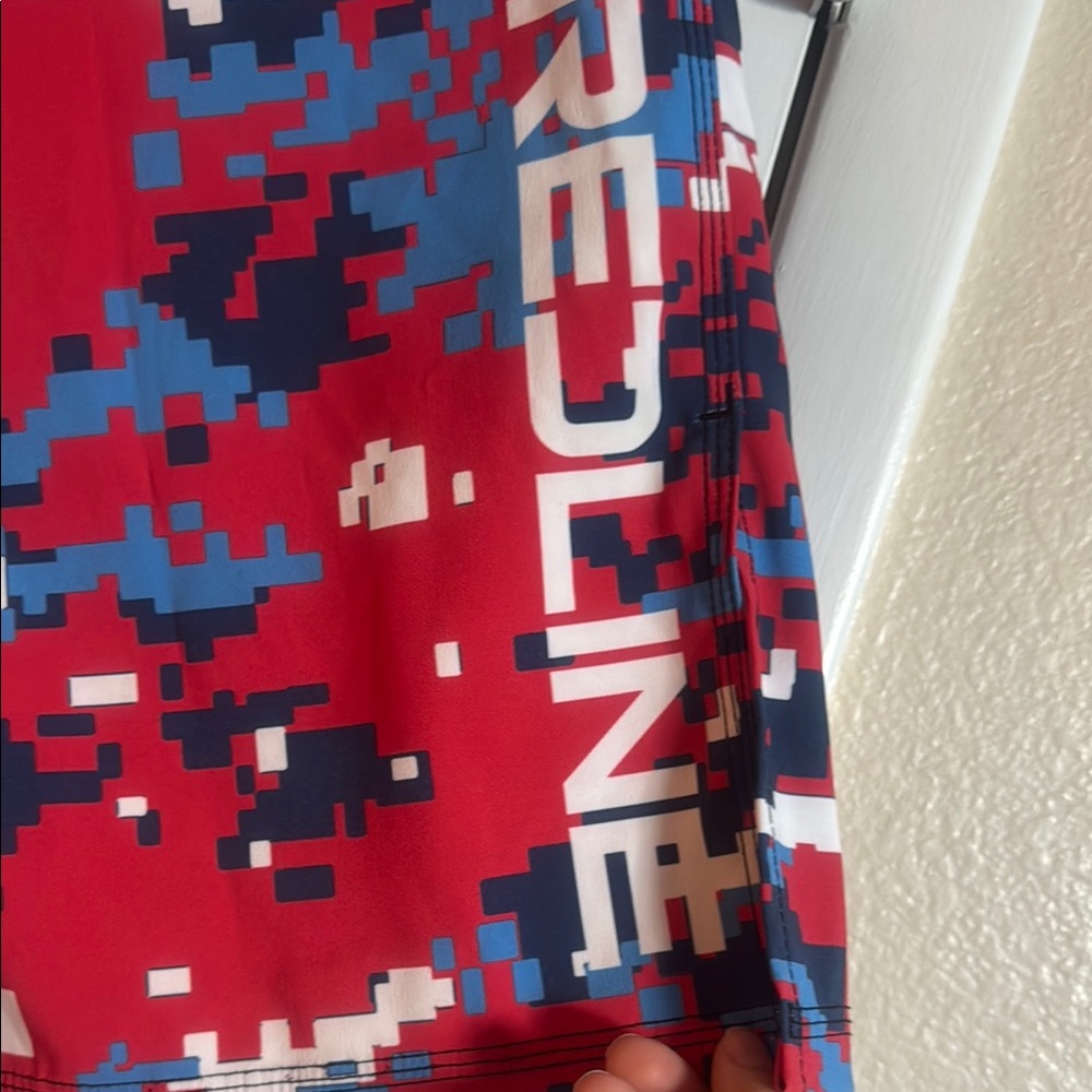 Redline Red and Blue Camo Shorts - Picture 2 of 8